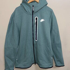 Nike Sportswear Tech Fleece Hoodie Bicoastal Green/Heather Mens DR9150-361